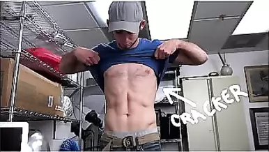 FUCK YOU CRACKER - New Hiree Toby Showing Off His Abs, Gets Big Black Dick  In His Ass @ Gay0Day