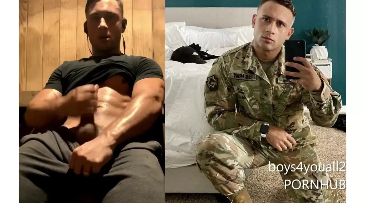 Military muscle lad squirts loads in his face! watch online pic