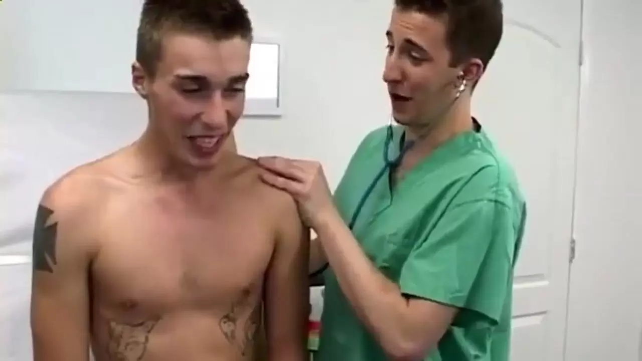 Guy gets a physical from gay sexy nurse and cock story While