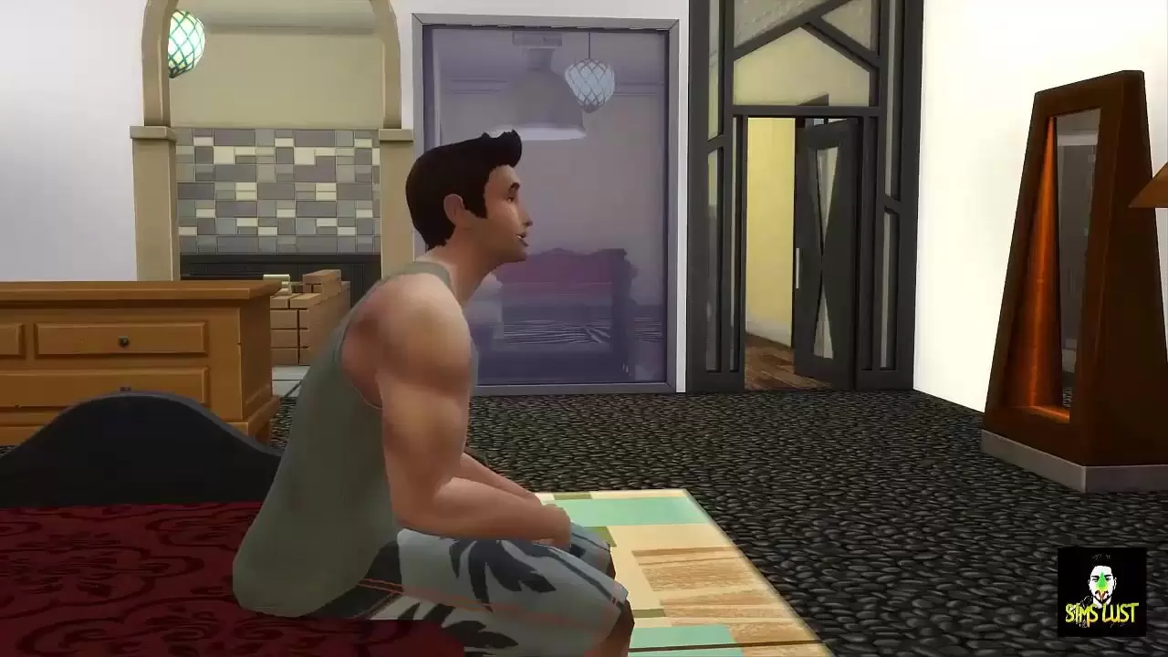 SimsLust - Dads Gay friend let me stay the night and Bred me real good