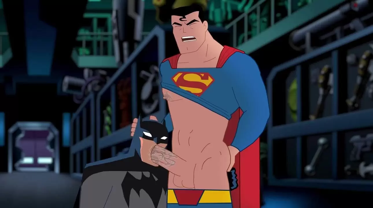 Batman Big Dick Porn - Superman fucks Batman watch online