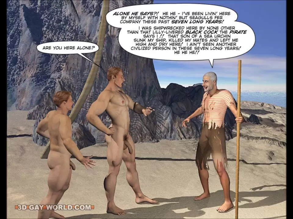 3d Gay Boy Sex Cartoon - New Adventures of Cabin Boy 3D Gay Cartoon Animated Comics